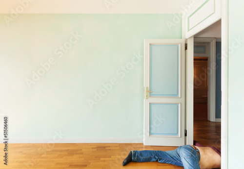 Photo: interior home, a weird guy in the room interior home, a weird guy in the room