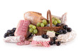 composition with sausages and cheese