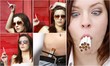 Foto: smoking womans with cigarettes smoking womans with cigarettes