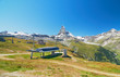 Mountain landscape in a neighborhood of the resort town