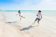 Young Couple Having Fun in a Caribbean Beach
