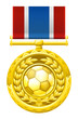 Vector: Soccer football medal Soccer football medal