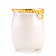 isolated yogurt