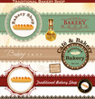 Retro Bakery Badges And Labels