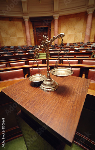 Photo: Symbol of law and justice Symbol of law and justice