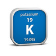 Potassium material sign