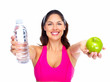 Young beautiful fitness woman.