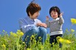 お花畑のファミリー