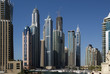 Modern skyscrapers, Dubai Marina, Dubai, United Arab Emirates