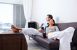 relaxing couple