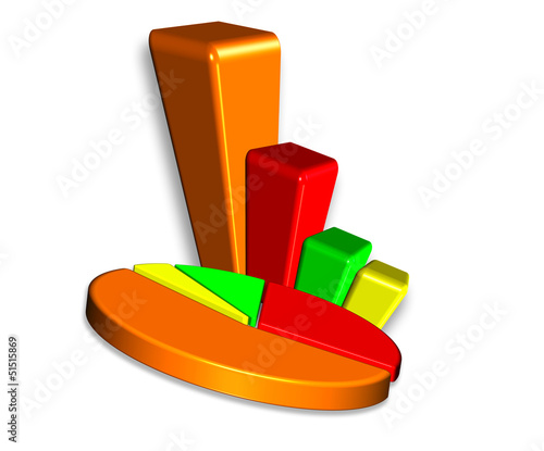 Illustration: Bar & pie chart Bar & pie chart