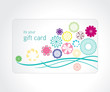 Colorful gift card
