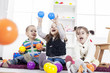 Kids playing in the room