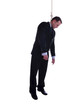 hanged businessman
