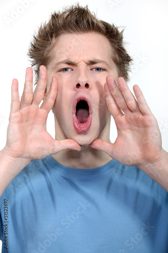 Photo: Girl screaming Girl screaming