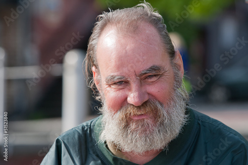 Photo: Smiling Homeless Man Smiling Homeless Man