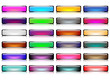 Glossy buttons with smooth reflection vector,(part 2)