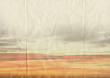 sunset sky on paper