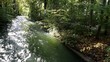 canvas print picture - River in the English garden
