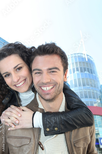 Photo: Couple visiting city Couple visiting city