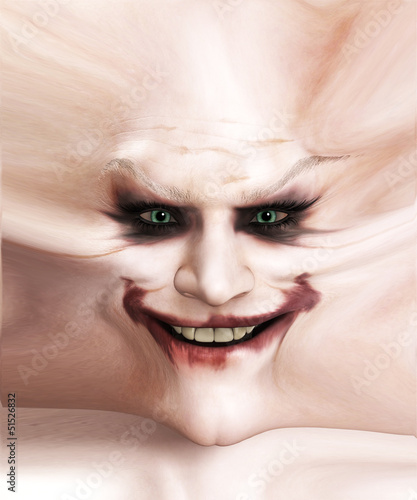 Illustration: The Smile Of Clown Flesh The Smile Of Clown Flesh