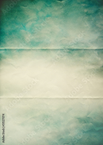 Photo: old folded paper old folded paper