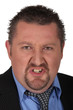 Portrait of angry man