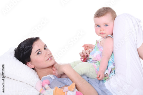 Photo: Woman with baby Woman with baby