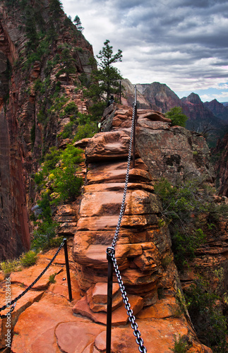 Photo: Angel Landing Trail in Zion National Park,Utah,USA Angel Landing Trail in Zion National Park,Utah,USA