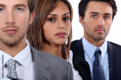 Photo: Three young executives Three young executives