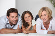 Parents and daughter