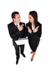 Foto: Determined and competitive business people Determined and competitive business people