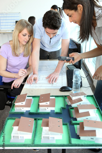 Photo: Busy architect's office Busy architect's office