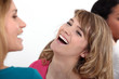 Foto: Young woman laughing Young woman laughing