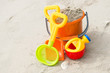 Toys on beach
