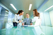 Boss and secretaries