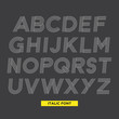 type font stripes vector illustration retro vintage