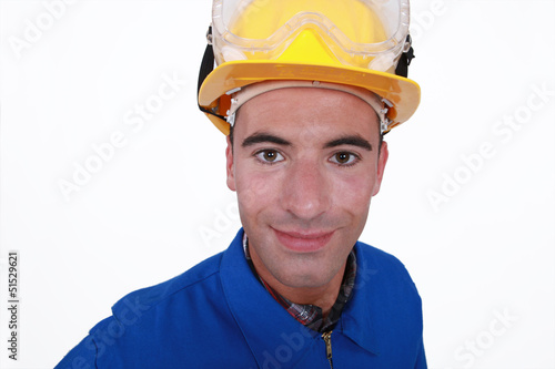 Photo: Handyman dressed for the job Handyman dressed for the job