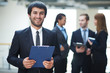 Businessman with document