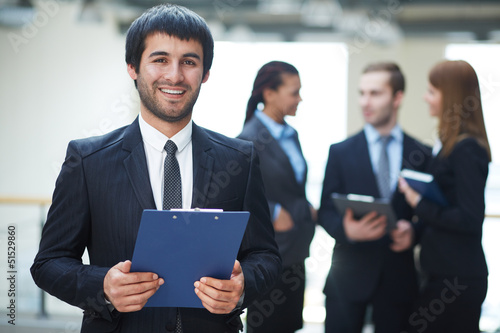 Photo: Businessman with document Businessman with document