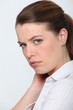Photo: Woman feeling upset Woman feeling upset
