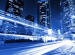 traffic in urban at night