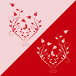 Vector: romance background romance background
