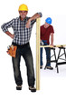 Photo: Two carpenters Two carpenters