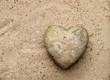 Herz im Sand