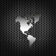 MAP of the World with Steel Design