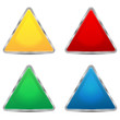 set of sign-boards of different colors