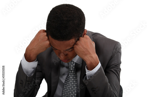 Photo: Sad businessman Sad businessman