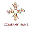 Foto: People Portrait Collage - hands company LOGO People Portrait Collage - hands company LOGO