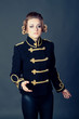 Photo: Beautiful girl in the old-fashioned uniform Beautiful girl in the old-fashioned uniform